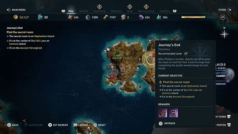 Journey's End Assassin's Creed Odyssey Quest .